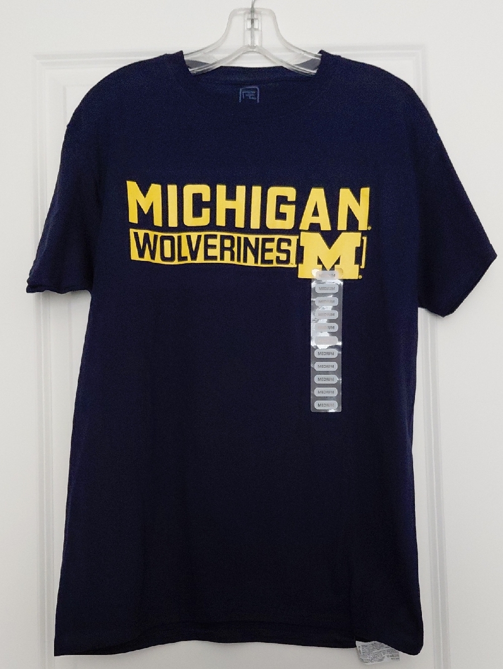 University of Michigan Wolverines Tee, Maize and Blue